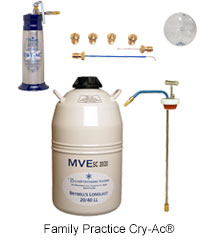 Kit Tank Liquid Nitrogen Cry-Ac-3 Withdrawal Tube 20/20 Dewar 503,501-20SC,303 Family Practice Package ** Special Order -Non Stocked Item** by Brymill Cryogenic Systems, Inc.  ID BRY-1000